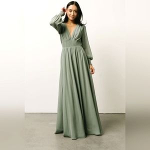 NWT Olivia Maxi Dress - Baltic Born Maxi Dress 1XL/XXL Eucalyptus Green